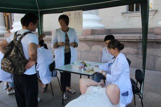У Кропивницькому вдруге до Дня медика організували "Виїзну клініку"